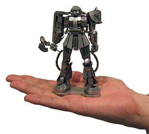 Tenyo Metallic Nano Puzzle Premium Series Gundam MS-06 ZAKU II Model Kit NEW_7