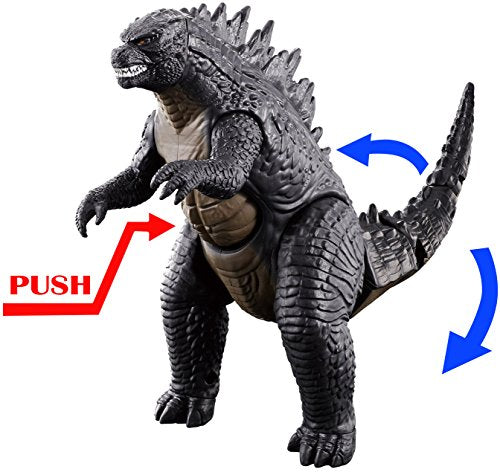 Flashy Rampage! Godzilla 2014 Hollywood Bandai Tail Strike 89232 Battery Powered_2