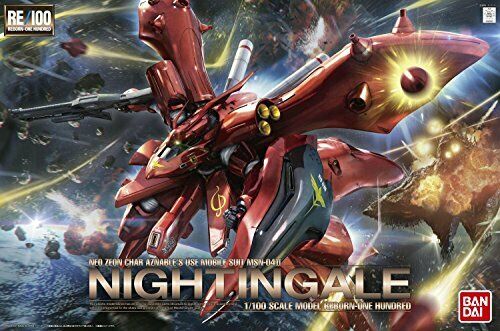 Bandai MSN-04II Nightingale (RE/100) Plastic Model Kit NEW from Japan_4