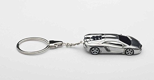 Aluminum Key Chain Lamborghini Aventador 1/87 Scale Miniature Car 41605 AUTOart_3