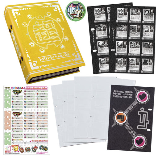 Yo-Kai Watch Youkai Gerapostini first issue Dictionary Binder w/Komasan Medal_1