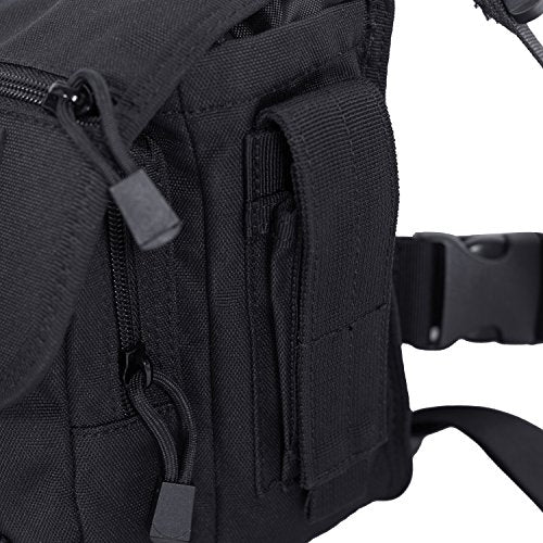 Seibertron Waterproof Tactical Outdoor Hiking Airsoft Utility Leg Bag Black NEW_5