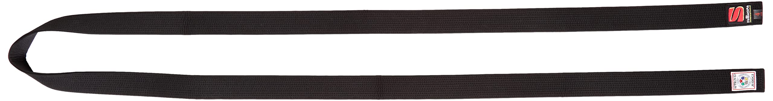 Kusakura Black belt for felt cored matches No. 4 JOIB4B Sports Judo Obi Belt NEW_1