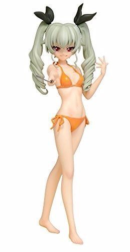 WAVE BEACH QUEENS Girls und Panzer Anchovy 1/10 Scale Figure NEW from Japan_1
