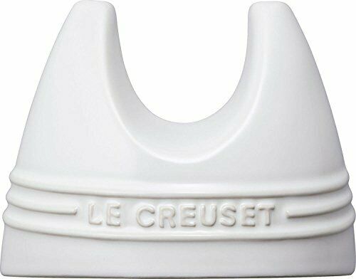 LE CREUSET 910429-11-01 Lid Stand White 10.5 x 12.5 x 9.5 cm NEW from Japan_1