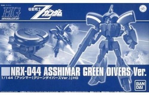 BANDAI HGUC 1/144 NRX-044 ASSHIMAR GREEN DIVERS Ver Plastic Model Kit NEW Japan_1