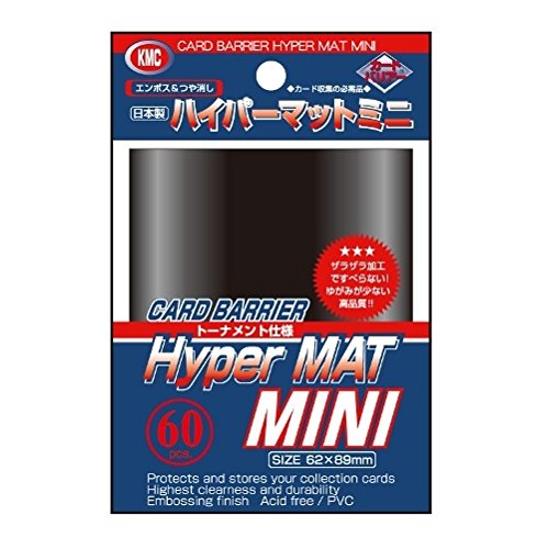 kmc card sleeves Sleeves KMC Hyper Black Mini