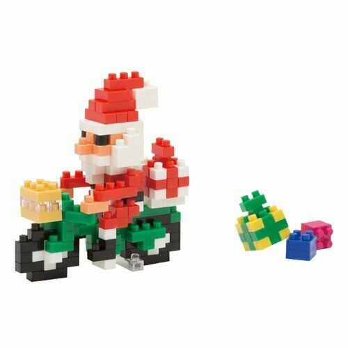 nanoblock Santa Claus on the Bicycle NBC_126 NEW from Japan_1