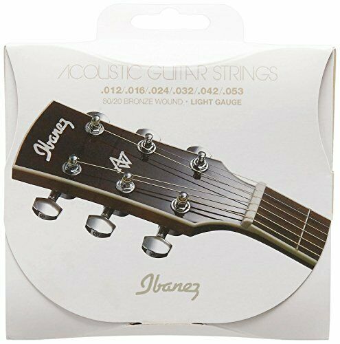Ibanez 80/20 Bronze Coated String Light scale for Acoustic Guitar IACS6C NEW_1