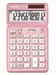 SHARP calculator 50th anniversary model Nice Size pink EL-VN82-PX Battery&solar_2