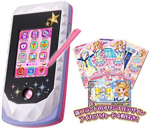 Aikatsu! Phone look and 4cards (Batteries sold separately) NEW from Japan_1
