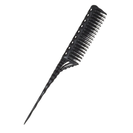 Y.S. PARK Professional Teasing Hair Comb YS-150 Black made in Japan 252mm NEW_2