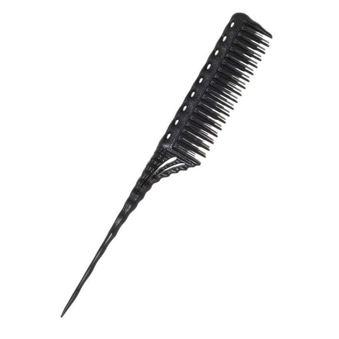 Y.S. PARK Professional Teasing Hair Comb YS-150 Black made in Japan 252mm NEW_2