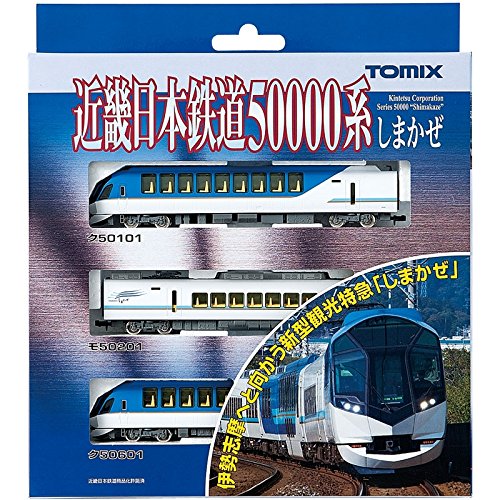 TOMIX N gauge Kintetsu 50000 system Shimakaze basic set 92499 Model Train NEW_3