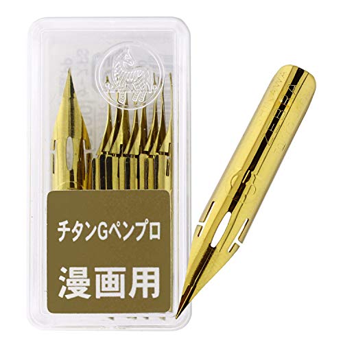 Zebra Titanium G Pen Pro Nib 10pcs PG-7B-C-K For Manga Comic NEW from Japan_1