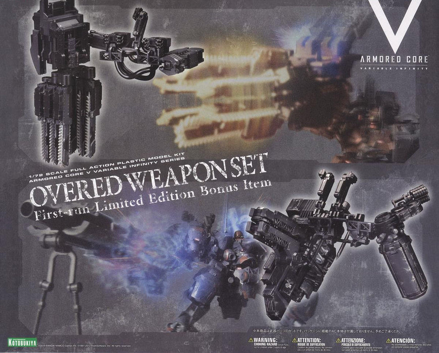 KOTOBUKIYA ARMORED CORE V OVERED WEAPON SET Plastic Model Kit NEW from Japan_1