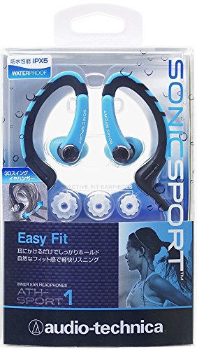 audio-technica ATH-SPORT1 BL In-Ear Headphones Blue_2