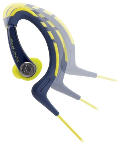 audio-technica ATH-SPORT1 NY In-Ear Headphones Navy Yellow_3