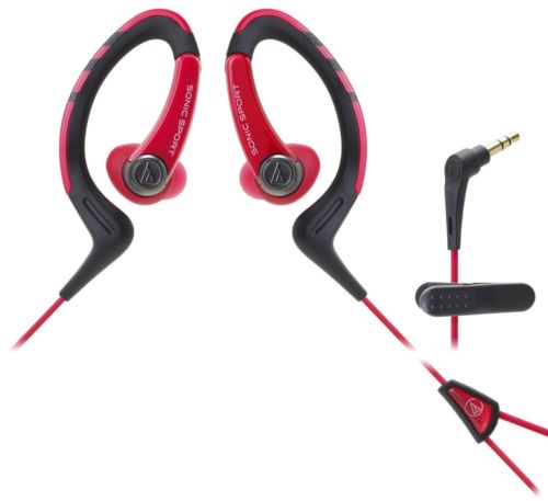 audio-technica ATH-SPORT1 RD In-Ear Headphones Red_1