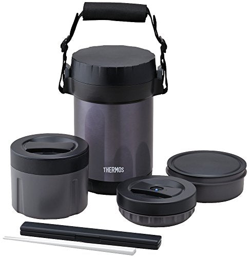 THERMOS Lunch Box Hot Lunch Plastic & Stainless Steel JBG-1801 NEW from Japan_1