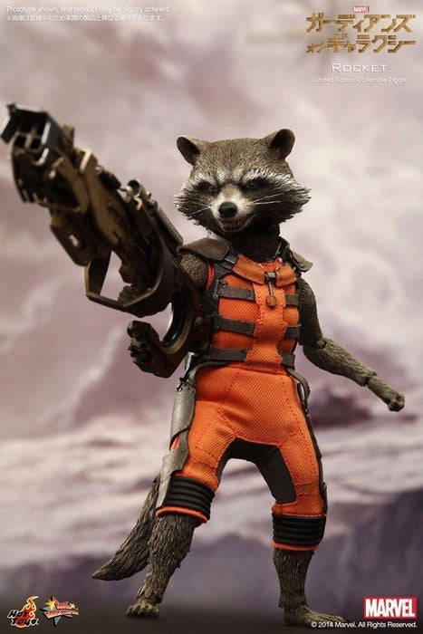 Movie Masterpiece Guardians of The Galaxy ROCKET 1/6 Action Figure Hot Toys NEW_2