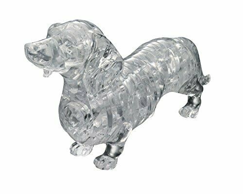 beverly 41 Piece Crystal Puzzle Dachshund / Clear NEW from Japan_1