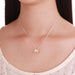 THE KISS Disney Winnie the Pooh necklace Pooh & Piglet DI-SN704-40 40cm Silver_4
