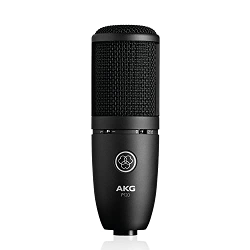 AKG P120 Condenser Microphone Project Studio Line Black XLR 26 dB NEW from Japan_1
