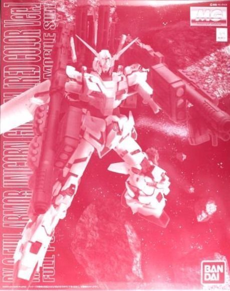 BANDAI MG 1/100 RX-0 FULL ARMOR UNICORN GUNDAM [RED COLOR Ver] Model Kit UC NEW_1