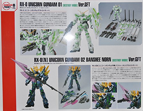 Bandai HGUC 1/144 Unicorn Gundam Unit 1 and Unit 2 Ver. GFT STRIKES ODAIBA SET_3