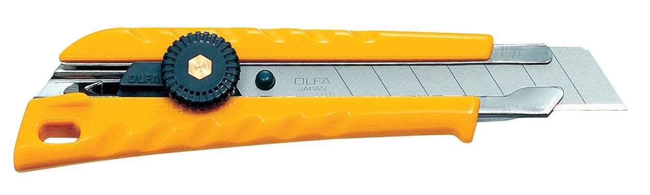 OLFA Lefty L-type left-handed large cutter 163B 10 pieces Metal Blade Yellow NEW_2