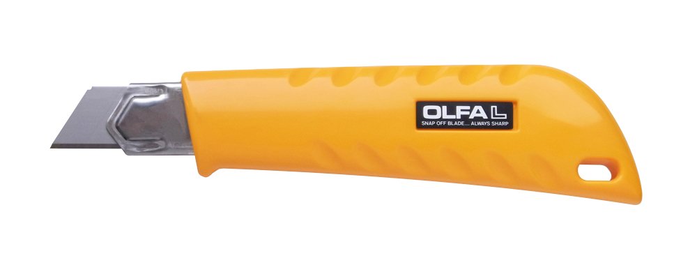OLFA Lefty L-type left-handed large cutter 163B 10 pieces Metal Blade Yellow NEW_3
