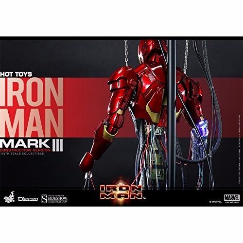 Movie Masterpiece IRON MAN MARK 3 III CONSTRUCTION Ver 1/6 Diorama Hot Toys NEW_3