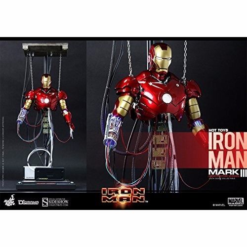 Movie Masterpiece IRON MAN MARK 3 III CONSTRUCTION Ver 1/6 Diorama Hot Toys NEW_6