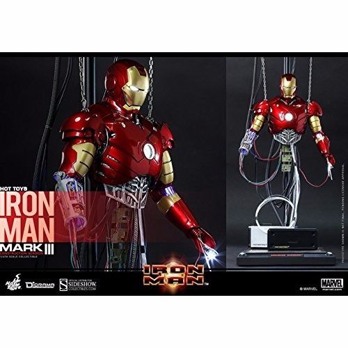 Movie Masterpiece IRON MAN MARK 3 III CONSTRUCTION Ver 1/6 Diorama Hot Toys NEW_7