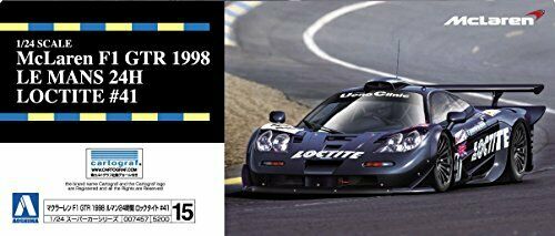 Aoshima 1/24 McLaren F1 GTR 1998 LeMans 24h Loctite #41 Plastic Model Kit NEW_2
