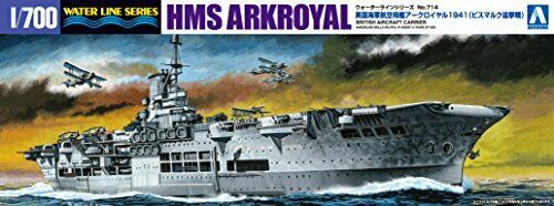 HMS Ark Royal 1941 -VS Bismarck- 1/700 Scale Plastic Model Kit NEW from Japan_1