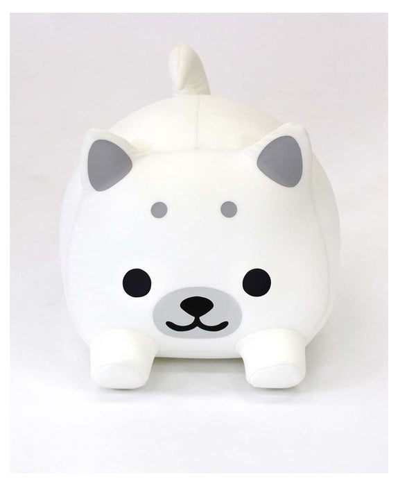 MOGU Cushion Pillow Plush Doll White Cute Dog Mogutchi Wanwan L35cm NEW_1