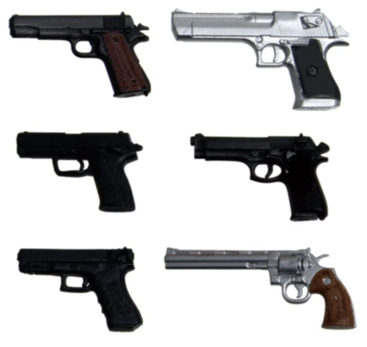 1/12 realistic weapon series realistic unpainted handgun 6 pattern x 2 GUN-1 NEW_9