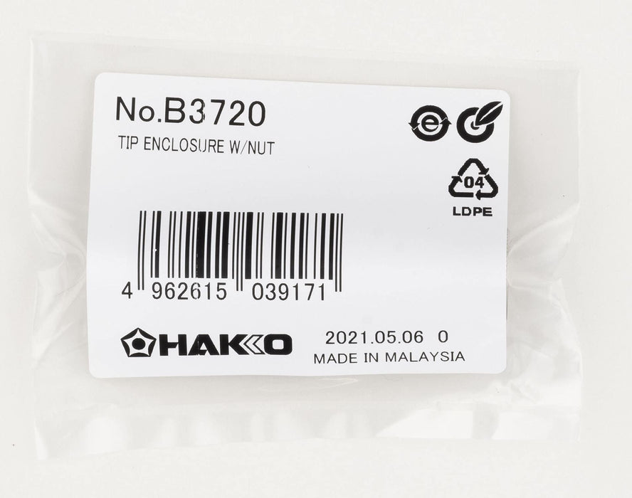 HAKKO Soldering Iron protection pipe with cap nut for FX-601/FX-600 B3720 NEW_2