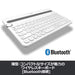 LOGICOOL Bluetooth Multi-Device Keyboard ‎K480WH White for Android iOS Round Key_2