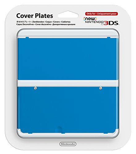 New Nintendo 3DS Cover Plates No.10 Blue KTR-A-CPAM One each for top and bottom_1