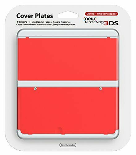 New Nintendo 3DS Cover Plates No.011 Red from Japan_1