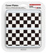 Kisekae plate No.008 (check Black/ White) Nintendo 3DS NEW from Japan_1