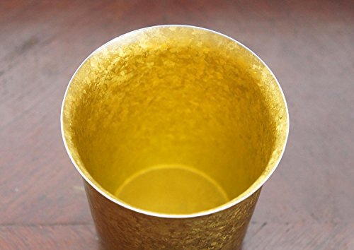 Titanium Twin Tumbler Cup Kiln 300cc Gold HORIE Made in Japan Niigata Tsubame_2
