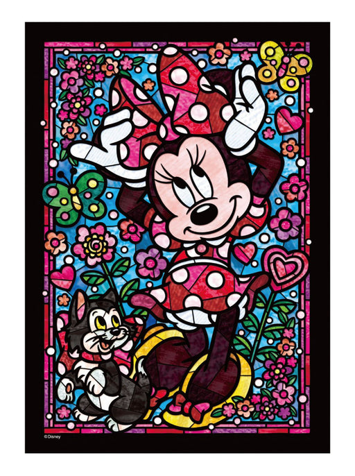 Tenyo Disney Minnie Mouse Stained Glass Art Jigsaw Puzzle 266 pcs ‎DSG-266-754_1