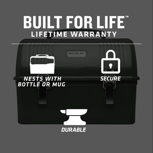 STANLEY Classic Series Classic lunch box 9.4L green 10-01625 Alloy Steel NEW_2