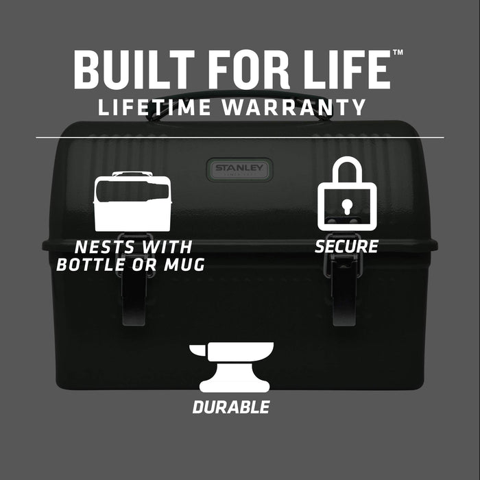 STANLEY Classic Series Classic lunch box 9.4L green 10-01625 Alloy Steel NEW_2