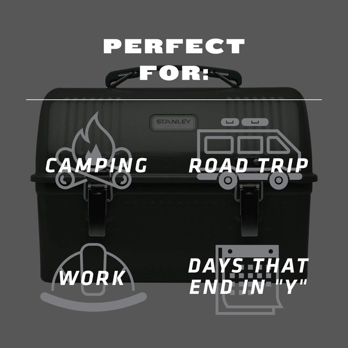 STANLEY Classic Series Classic lunch box 9.4L green 10-01625 Alloy Steel NEW_3