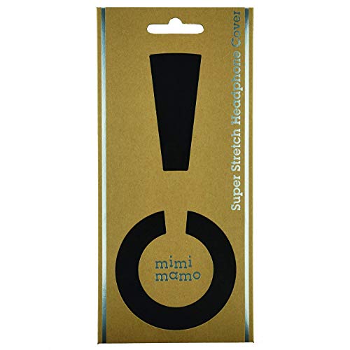 Mimimamo Super Stretch Headphones Cover L Black NEW from Japan_1